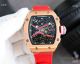 Swiss Replica Richard Mille RM 67-02 Yellow Fabric Strap on Rose Gold Watches (5)_th.jpg